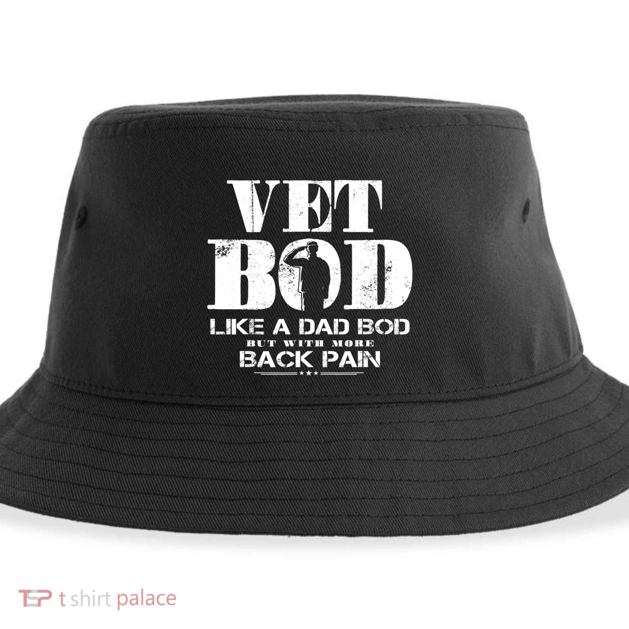 Vet Bod Like A Dad Bod But With More Back Pain Gift Sustainable Bucket Hat