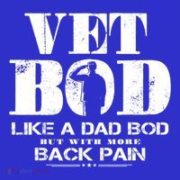 Vet Bod Like A Dad Bod But With More Back Pain Gift Premium T-Shirt