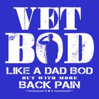 Vet Bod Like A Dad Bod But With More Back Pain Gift Toddler Long Sleeve Shirt