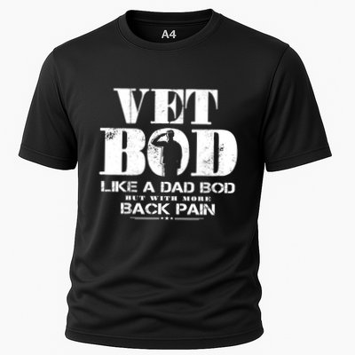 Vet Bod Like A Dad Bod But With More Back Pain Great Gift Performance Shirt