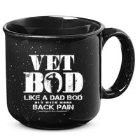 Vet Bod Like A Dad Bod But With More Back Pain Great Gift 15oz Campfire Ceramic Mug