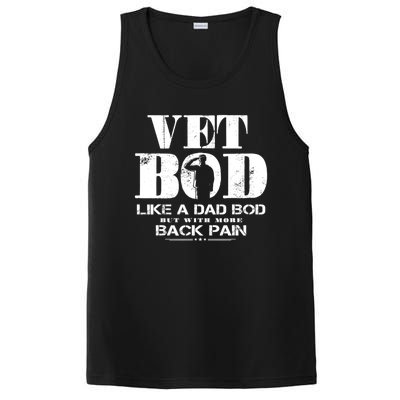 Vet Bod Like A Dad Bod But With More Back Pain Great Gift PosiCharge Competitor Tank