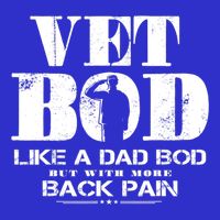 Vet Bod Like A Dad Bod But With More Back Pain Great Gift 16 in Basic Backpack