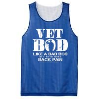 Vet Bod Like A Dad Bod But With More Back Pain Great Gift Mesh Reversible Basketball Jersey Tank