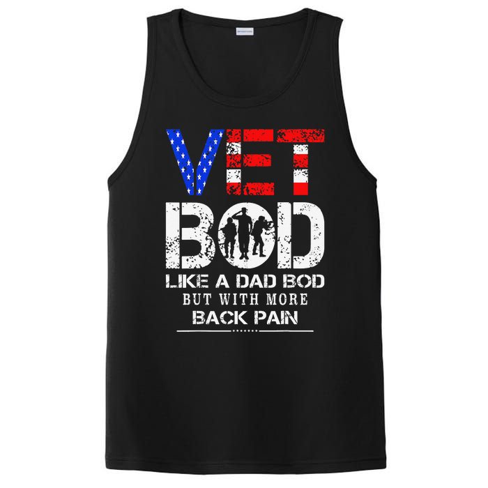 Vet Bod Like Dad Bod But With More Back Pain Veterans Day PosiCharge Competitor Tank