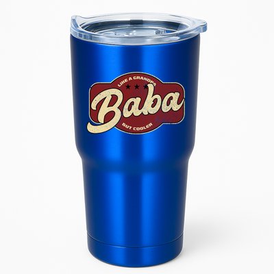 Vintage Baba Like A Grandpa But Cooler Gift Baba Arabic Gift Tumbler