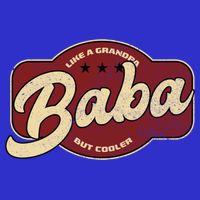 Vintage Baba Like A Grandpa But Cooler Gift Baba Arabic Gift Womens T-Shirt