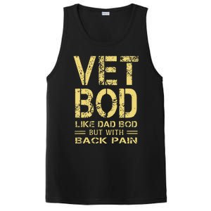 Vet Bod Like Dad Bod But With Back Pain Sarcastic Veterans PosiCharge Competitor Tank