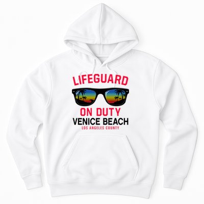Venice Beach Los Angeles County Lifeguard On Duty Hoodie