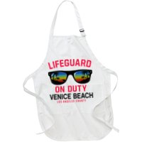 Venice Beach Los Angeles County Lifeguard On Duty Apron