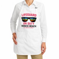 Venice Beach Los Angeles County Lifeguard On Duty Apron