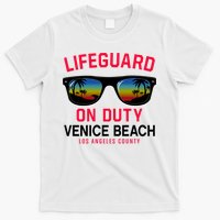 Venice Beach Los Angeles County Lifeguard On Duty T-Shirt