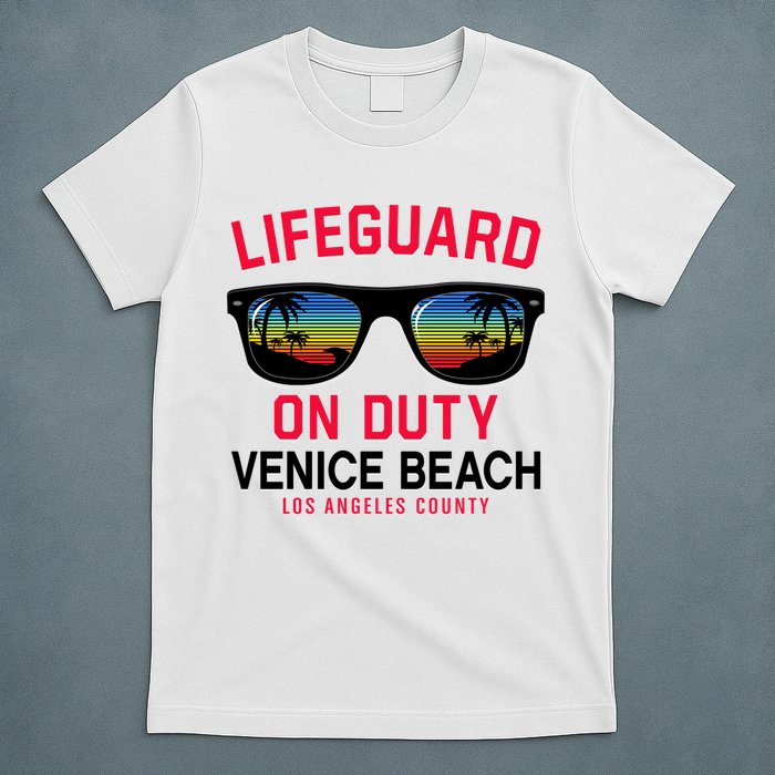 Venice Beach Los Angeles County Lifeguard On Duty T-Shirt