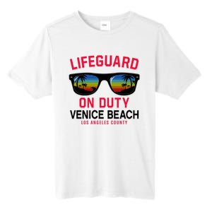 Venice Beach Los Angeles County Lifeguard On Duty Tall Fusion ChromaSoft Performance T-Shirt