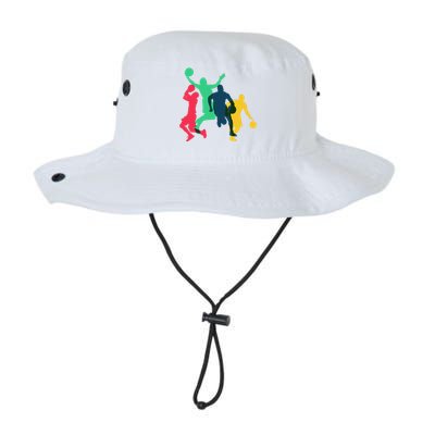 Vintage Basketball Lover Funny For Dad Mom Gift Legacy Cool Fit Booney Bucket Hat