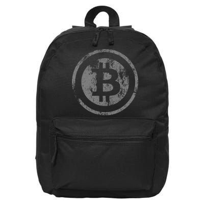 Vintage Bitcoin Logo 16 in Basic Backpack
