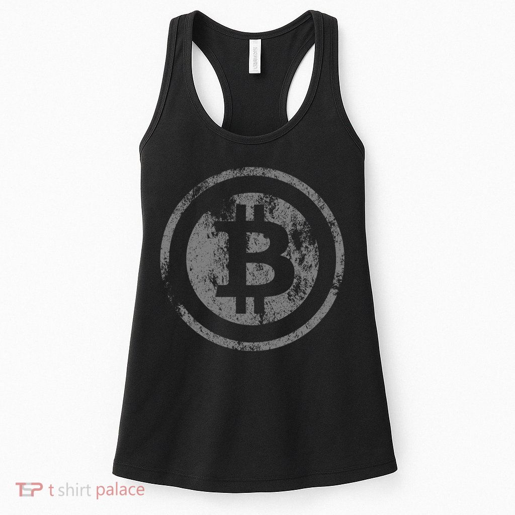 Vintage Bitcoin Logo Womens Tank Top