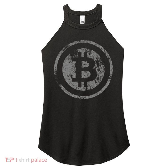 Vintage Bitcoin Logo Women's Perfect Tri Rocker Tank