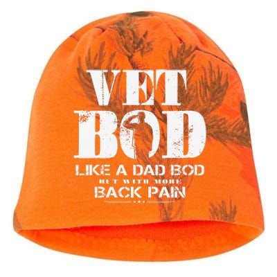 Vet Bod Like A Dad Bod But With More Back Pain Kati - Camo Knit Beanie