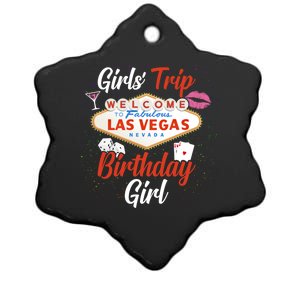 Vegas Birthday Ladies Birthday Party Vegas ' Trip Gift Ceramic Star Ornament