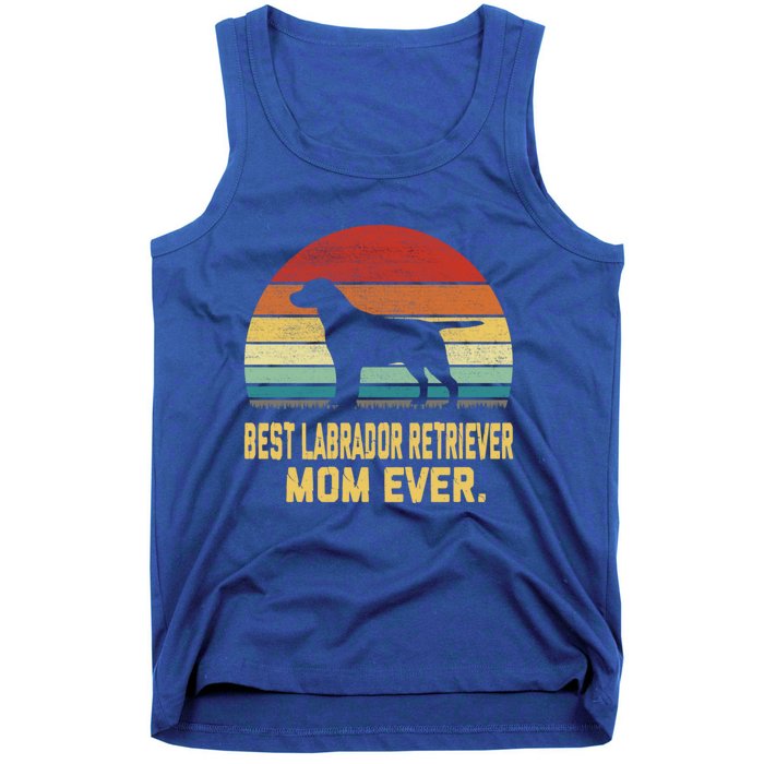 Vintage Best Labrador Retriever Mom Ever Funny Gift Tank Top