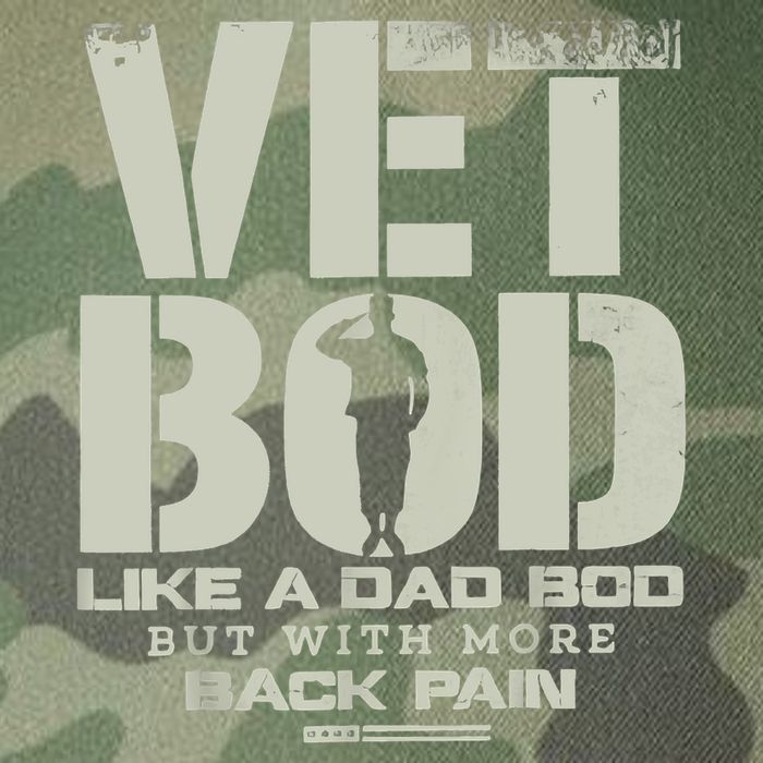 Vet Bod Like Dad Bod But With More Back Pain Legacy Tie Dye Trucker Hat