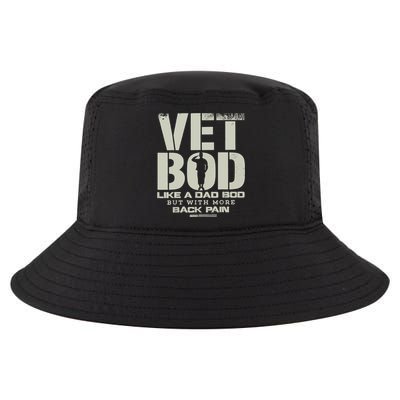 Vet Bod Like Dad Bod But With More Back Pain Cool Comfort Performance Bucket Hat