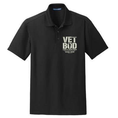 Vet Bod Like Dad Bod But With More Back Pain Dry Zone Grid Polo