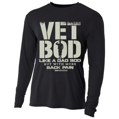 Vet Bod Like Dad Bod But With More Back Pain Cooling Performance Long Sleeve Crew