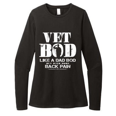 Vet Bod Like A Dad Bod But With More Back Pain Womens CVC Long Sleeve Shirt