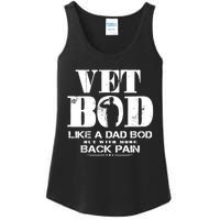 Vet Bod Like A Dad Bod But With More Back Pain Ladies Essential Tank