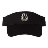 Vet Bod Like Dad Bod But With More Back Pain Fathers Day Valucap Bio-Washed Visor