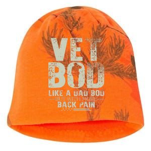 Vet Bod Like Dad Bod But With More Back Pain Fathers Day Kati - Camo Knit Beanie