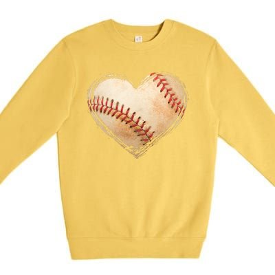 Vintage Baseball Lover Premium Crewneck Sweatshirt