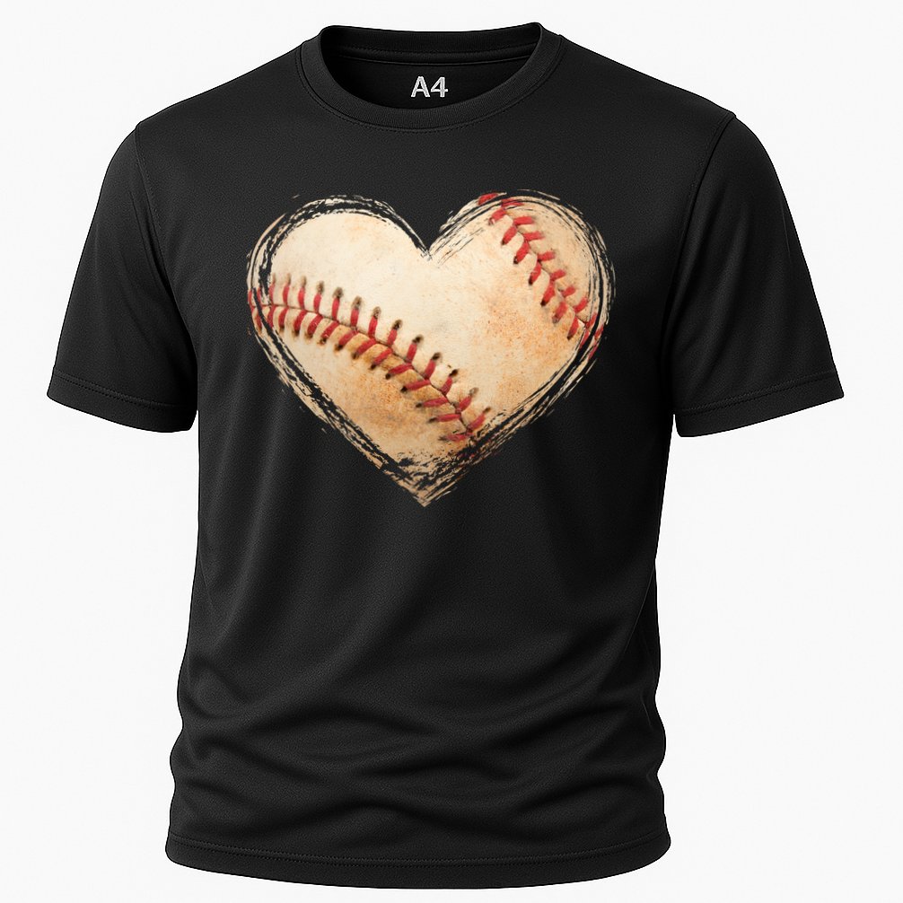 Vintage Baseball Lover Cooling Performance Crew T-Shirt