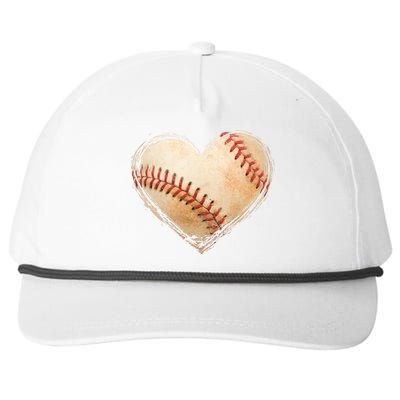 Vintage Baseball Lover Snapback Five-Panel Rope Hat