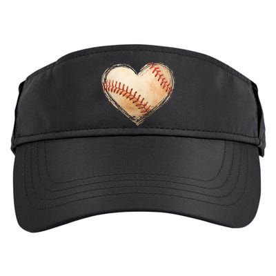 Vintage Baseball Lover Adult Drive Performance Visor