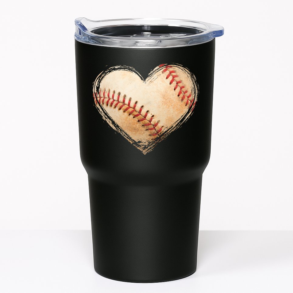 Vintage Baseball Lover Tumbler