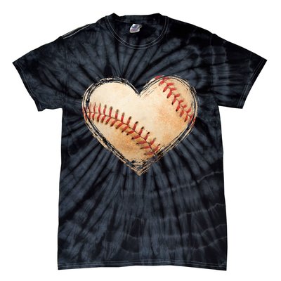 Vintage Baseball Lover Tie-Dye T-Shirt