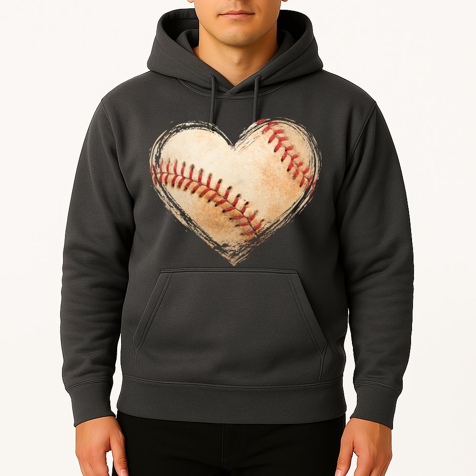 Vintage Baseball Lover Hoodie