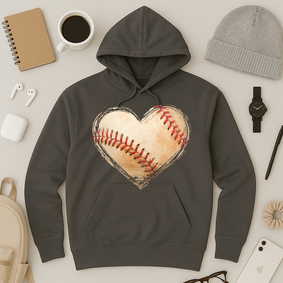 Vintage Baseball Lover Hoodie