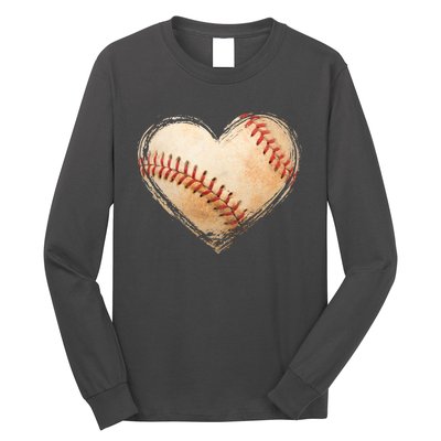 Vintage Baseball Lover Long Sleeve Shirt