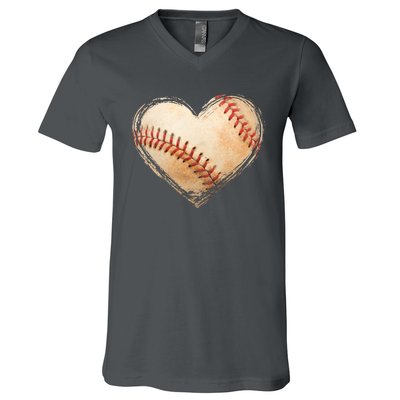 Vintage Baseball Lover V-Neck T-Shirt