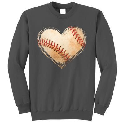 Vintage Baseball Lover Tall Sweatshirt