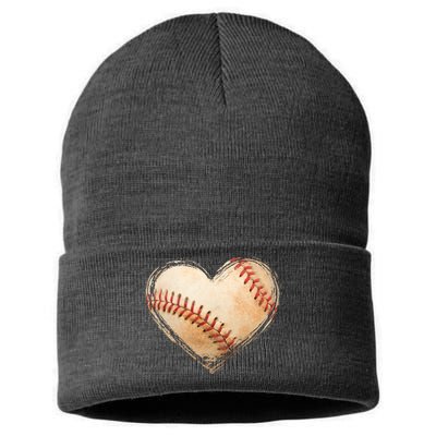 Vintage Baseball Lover Sustainable Knit Beanie