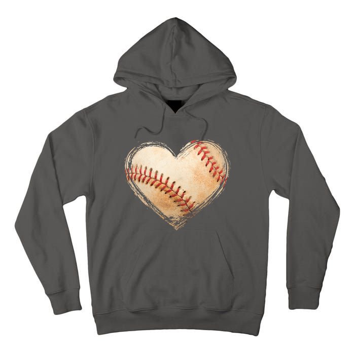 Vintage Baseball Lover Tall Hoodie