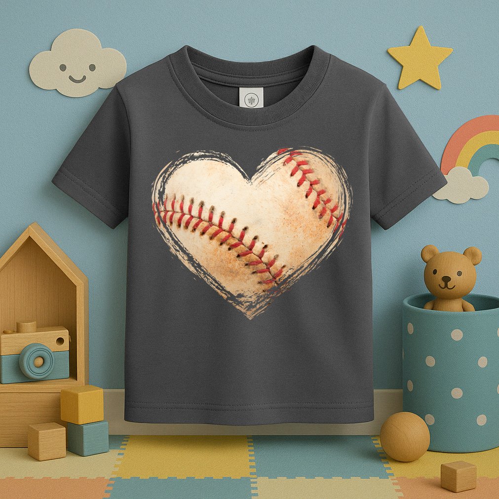 Vintage Baseball Lover Toddler T-Shirt