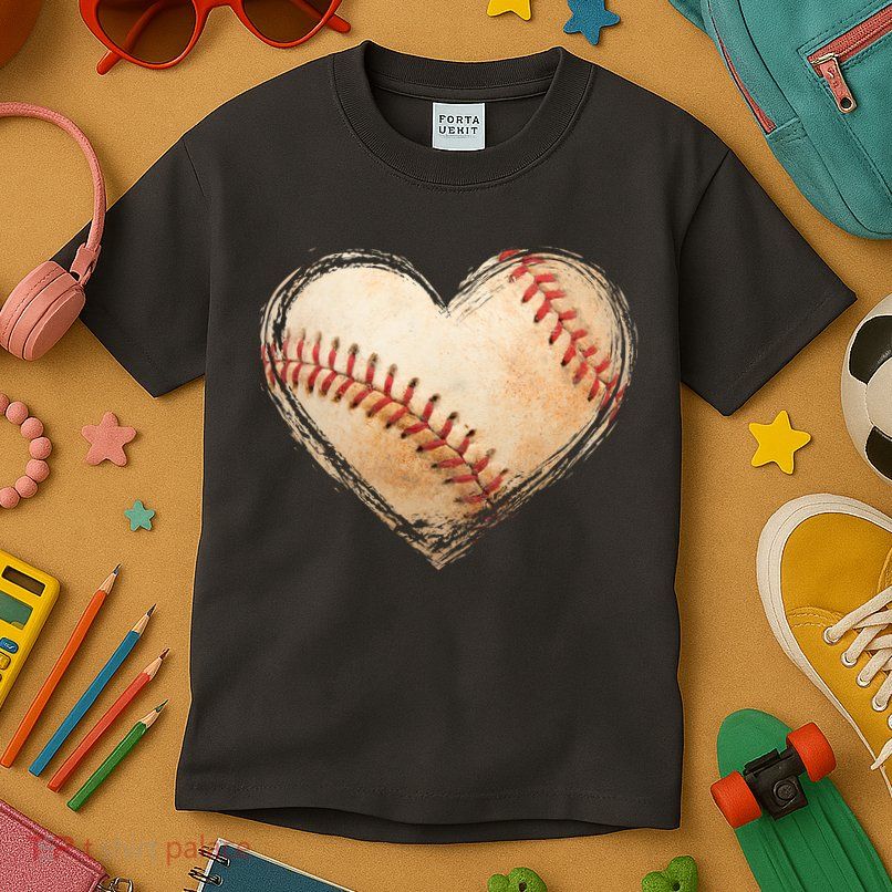 Vintage Baseball Lover Kids T-Shirt