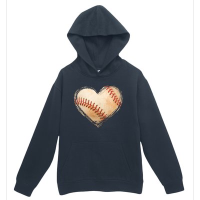 Vintage Baseball Lover Urban Pullover Hoodie