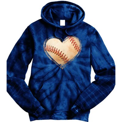 Vintage Baseball Lover Tie Dye Hoodie